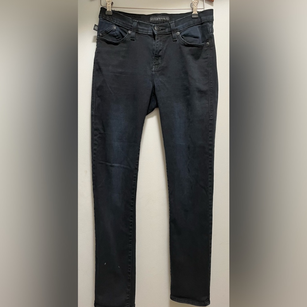 Rock and Republic Berlin Black Jeans Size 10